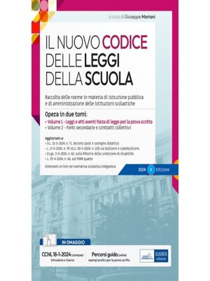 cover image of EBOOK Il Nuovo Codice delle leggi della scuola